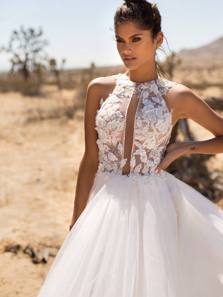 Chic Short Skirt Wedding Dress