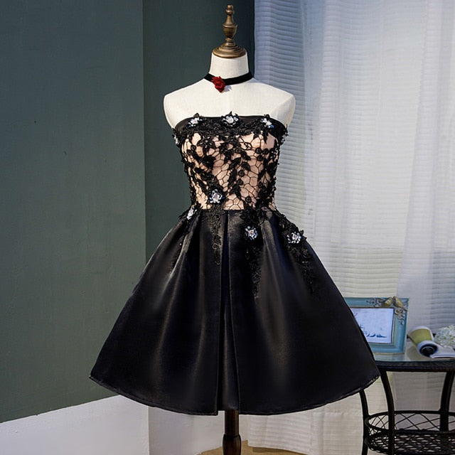 Black Elegant Prom Dress