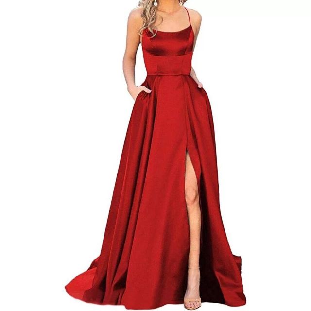 Satin Evening/Prom Dress