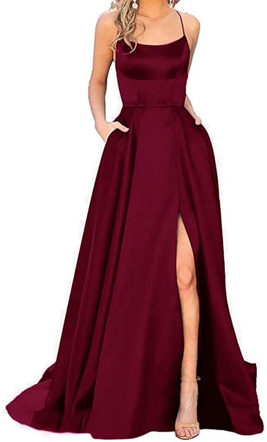 Satin Evening/Prom Dress